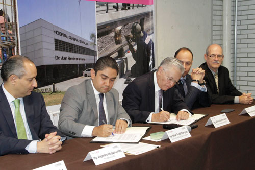 Firman convenio SOBSE y FiiDEM para construcción del LemAT