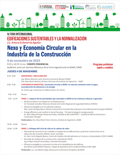 Programa preliminar IV Foro de Edificaciones Sustentables y la Normalización en PDF